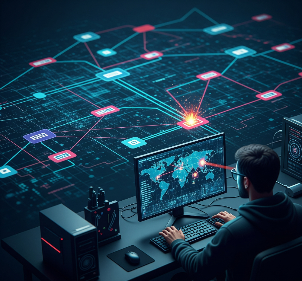 Técnicas de spoofing e AiTM em redes LAN com exploração em ambiente Zabbix